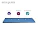 DMI Foam Mattress Topper, King Size Foam Mattress Pad, Foam Bed Topper, Blue, Made in the USA, 74 by 78 by 2 Inches
