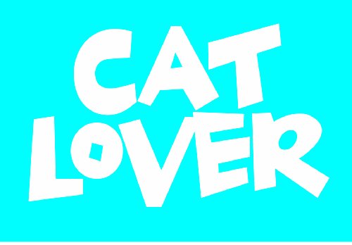 Imagine This Car Window Decal, Cat Lover