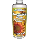 General Hydroponics GH1389 Floralicious Plus 2-0.8-0.5, Concentrated Blend of Plant, Marine & Other Nutrients Enhance Growth, Build Root & Leaf Mass, 1-Quart, 32-Ounce,