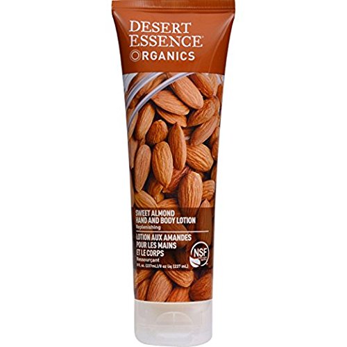 Desert Essence Hand and Body Lotion, Sweet Almond, 8 oz