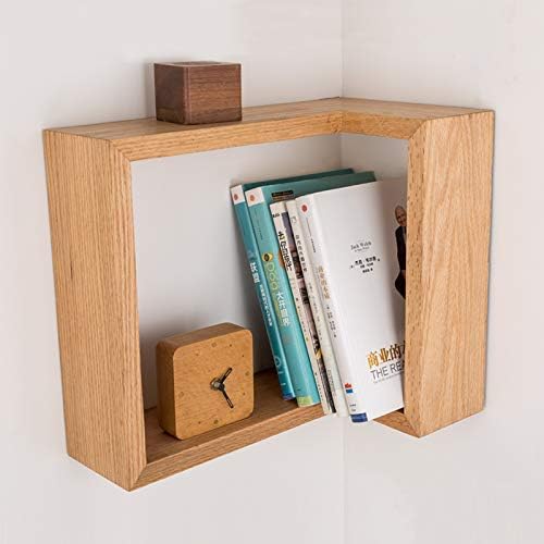 Wall Shelf Estante Flotantes Pared Montado De Exhibicion De Roble