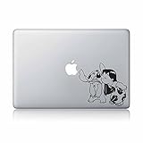 Lilo Kissing Stitch Ohana -Apple Macbook Laptop Vinyl Sticker Decal