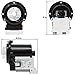PartsBroz 4681EA2001T Washer Pump with Rubber Seal for LG Washer Drain Pump, Kenmore Elite Front Load Washing Machine AP5328388 PS3579318 fits WM8100HVA WM2487HWMA WM2277HW WM3170CW WM2650HRA WM2101HW