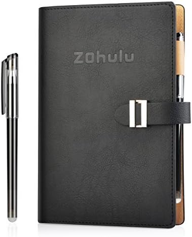 Smart Notebook, Reusable, Erasable, Water-to-Erase, Cloud Storage App Notebook, Upgraded Portable Notepad(A5 Black) for Gift Option