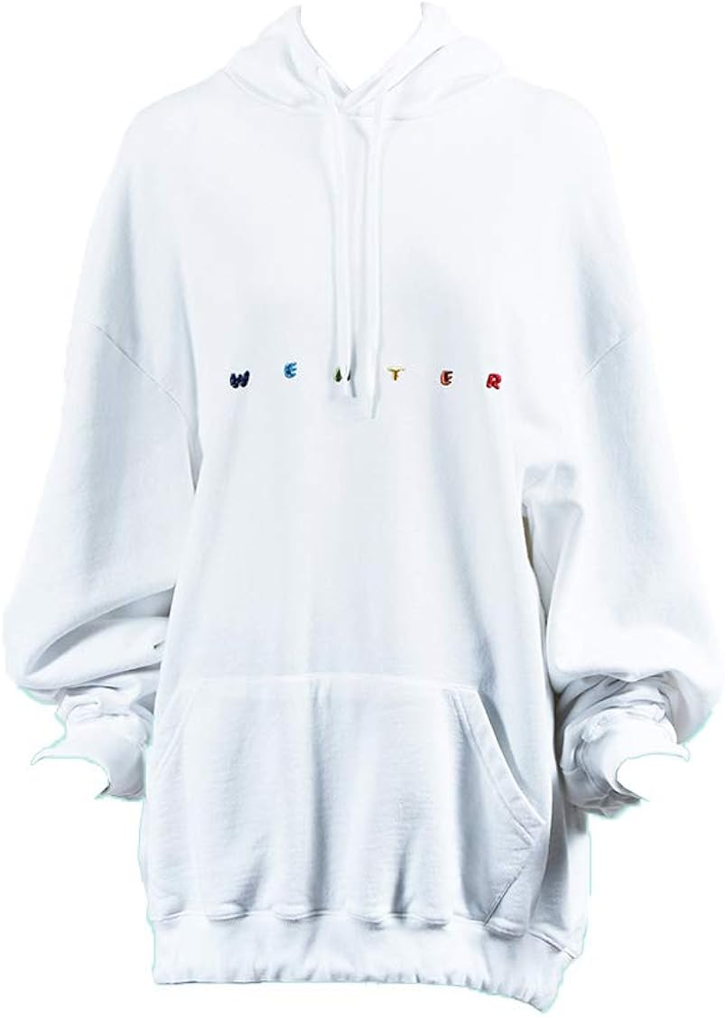 vetements hoodie white