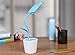 LED Desk Lamp,WONFAST Cute Free Bird Eye-Care Mini USB Rechargeable LED Desk Lights Dimmable Flexible Neck with Sapling Pencil Container Design Touch-sensitive Table Lamp for Work Study Office ( Blue)