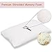 RELAX Shredded Memory Foam Pillow for Optimal Orthopedic Support, with Free Pillowcase, Queen