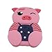 Samsung Galaxy S8 Plus Case, Maoerdo Cute 3D Cartoon Pink Stripes Pig Silicone Rubber Phone Case Cover for Samsung Galaxy S8 Plus