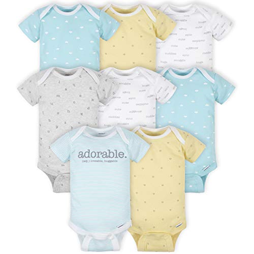 Gerber Baby 8-Pack Short Sleeve Onesies