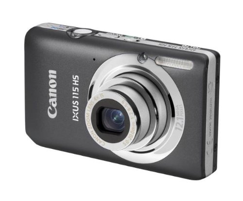 Canon Ixus 115 Hs Appareil Photo Numérique 12,1 Mpix Gris