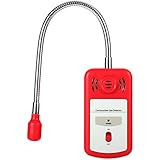 SGILE Combustible Natural Gas Detector Propane Sensor Portable Gas Leak Detector with Sound Light Alarm Gas Sniffer