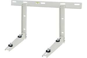 Qualward Mini Split Wall Mounting Bracket for Universal Ductless Air Conditioners, Heavy Duty Support Bracket for AC, Heat Pumps Compressors 7000-18000 BTU