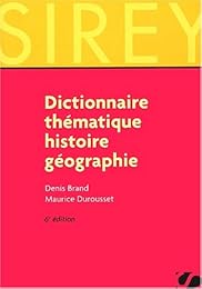 Dictionnaire thématique histoire-géographie