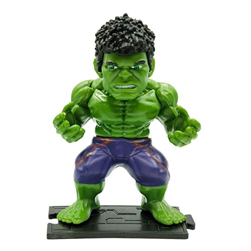 PETON Avengers Hero Set 6 Psc Action Figures Toys - Iron Man Hulk Spiderman Captain America Panther and Thanos Figures