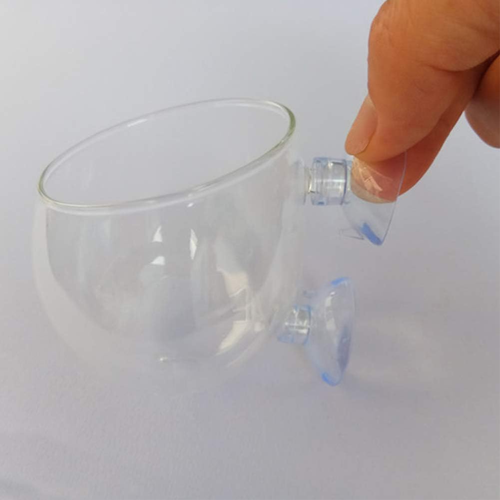 yeemeen Aquarium Plant Holder, 2Pcs Glass Plant Pot Aquarium with Suction Cups - Image 4