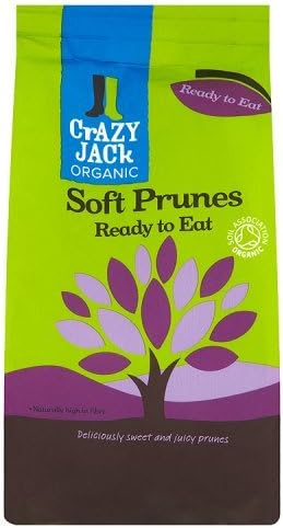 Crazy Jack Organic Ready to Eat Prunes, 250g