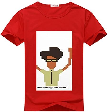 Skullflowers Mens T-Shirt Memory Is Ram the It Crowd Funny X-Large Red