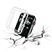 Kwartz 2pack for Apple Watch Iwatch case 38mm Soft TPU Full Cover Protection Ultra-Thin Clear Cover & Black Cover for Apple Watch Series 3 2 / Apple Watch Screen Protector 38mm(2 Pack)