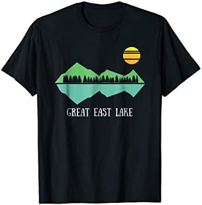Mudrock Lake TeesGreat East Lake ME tshirt | Maine Lake Shirt T-Shirt