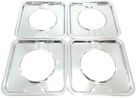 Gas Range Top Burner Pan for Whirlpool Set of 4, AP2933123, PS387060, 786333