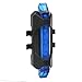 No1seller Bike Light, 5 LED USB Rechargeable Waterproof Bicycle Tail Light Lamp Fits on Any Road Bikes-Blue
