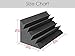 Arrowzoom New 12 Pack of 4.7 in X 4.7 in X 9.4 in Black Soundproofing Insulation Bass Trap Acoustic Wall Foam Padding Studio Foam Tiles AZ1133 (BLACK)