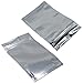 GooGou Resealable Zip Mylar Bag Food Storage Aluminum Foil Bags Smell Proof Pouches 100pcs (3.54x6.3 in)