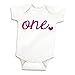 Bump and Beyond Designs Baby Girls First Birthday Outfit Girls One Year Old Birthday Shirt Glitter Pink, 12-18 Months, Short Sleeve