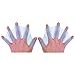 Generic Silicone Swim Gear Fins Hand Webbed Flippers Training Glove L Size 7.1