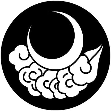 Amazon Co Jp 家紋シール 月に雲紋 布タイプ 4ｃｍ ｘ 4ｃｍ 6枚セット Ns4t 016 服 ファッション小物