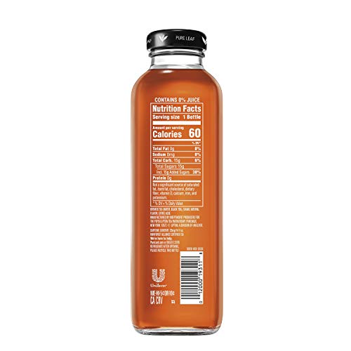 Pure Leaf Cold Brew Iced Tea, Tropical Mango, 14 Fl Oz (Pack of 8