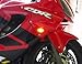 Motorcycle LED Flushmount Turn Signals Smoke Flush Mount Indicators Signals Compatible with 1997-2012 Honda 600RR 600 F41 1000RR