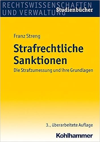 Amazoncom Strafrechtliche Sanktionen Die Strafzumessung - 
