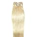 Clip in Hair Extensions Real Human Hair Extensions 18 inches 70g Clip on for Fine Hair Full Head 7 pieces Silky Straight Weft Remy Hair (22 Inch, 60)
