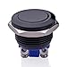 Ulincos® Momentary Push Button Switch U19A1 1NO SPST Black Metal Shell Suitable for 19mm 3/4
