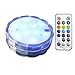 Donbala IR Remote Control Multi Color Led Puck Light Wedding Centerpiece Light Base Vase Light Led Mood Light Aqua Light Hookah Light