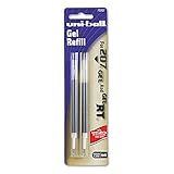 Uniball Signo Retractable207 Gel Refill Black Medium 2 Pk