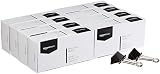 AmazonBasics Binder Paper Clip, Medium, 12 Clips per Box, 8-Pack