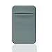Magic Vosom Card Secure Holder Stick on Lycra Wallet Pouch Support iPhone 6 7 Samsung Galaxy and Blu Smartphones Grey