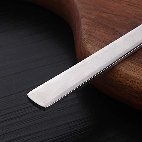 8 inch Dinner Knives Table Dinner Knife Stainless Steel 18/0 Butter Knife Flatware Set Pack of 12 for Restaurant/Catering, Commercial Quality Silverware Flatware Set