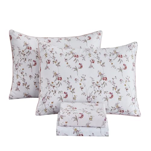 FADFAY Rustic Floral Cotton Sheet Set King