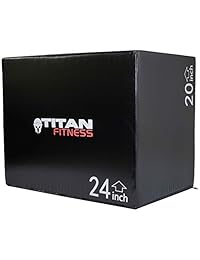Titan Fitness 3 en 1 20" 24" 30" espuma plyometric caja de ejercicio de salto
