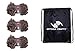 Red Heart Knitting Yarn Boutique Fur Mink 3-Skein Factory Pack (Same Dyelot) E831-9370 Bundle with 1 Artsiga Crafts Project Bag