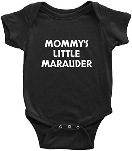 InkCallies Funny Pagan Baby Onesie - Cute Viking Baby Shirt - Mommy's Little Marauder - Baby Shower, First Birthday