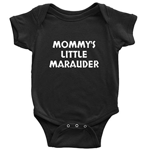 InkCallies Funny Pagan Baby Onesie - Cute Viking Baby Shirt - Mommy's Little Marauder - Baby Shower, First Birthday
