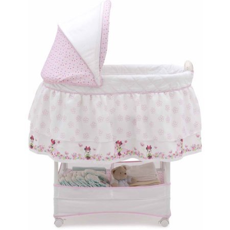 minnie mouse gliding bassinet