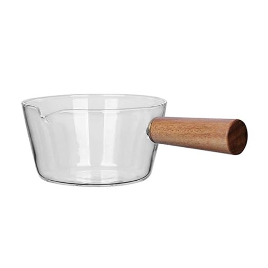 circulor Cacerola con Vidrio, Olla De Leche De Vidrio Segura Hogar ...