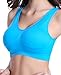 Plus Size Sports Bras for Women Wireless Pack Padded Yoga Bra with Removable Pads 2X-Large 3 pack-ABL PP WRD