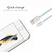 iPhone Cable SGIN, 4Pack 3FT 6FT 6FT 10FT Nylon Braided Cord Lightning Cable Certified to USB Charging Charger for iPhone 7,7 Plus,6S,6s Plus,6,6plus,SE,5S,5,iPad,iPod Nano 7 - Cyan
