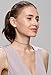 Geerier Charming Gold Disc Choker Necklace Coin Choker